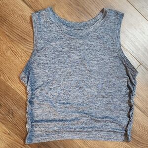 Yogalicious Blue Ruched Tank